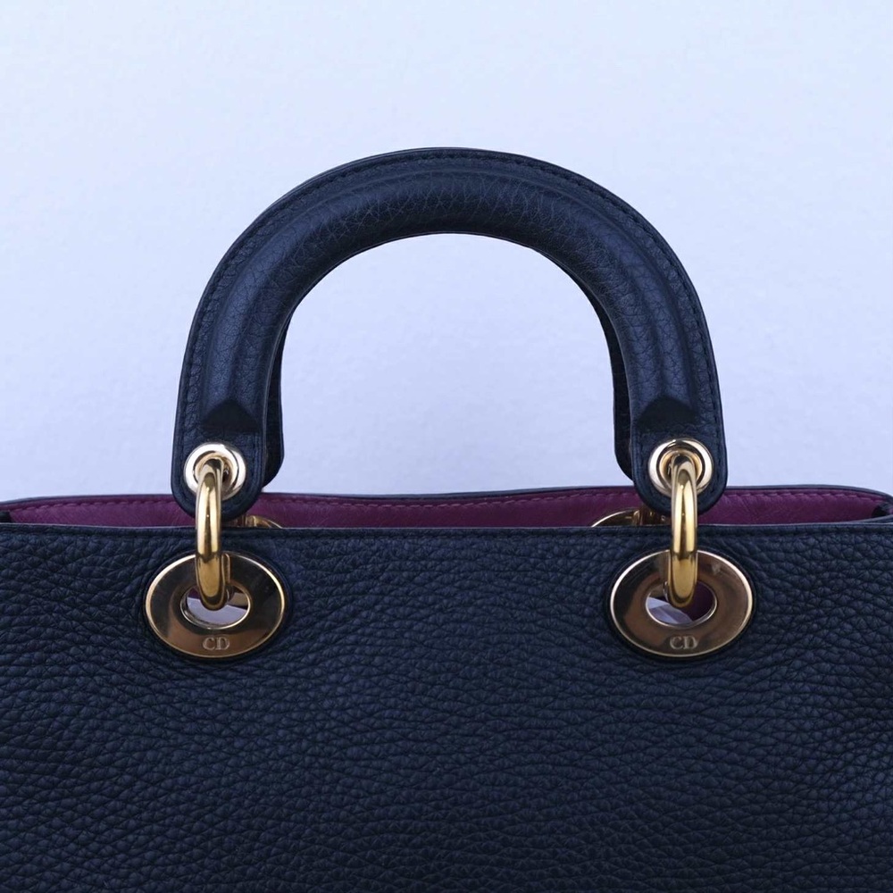 Dior Diorissimo Black Mini Bag with crossbody strap - Picture 8 of 16